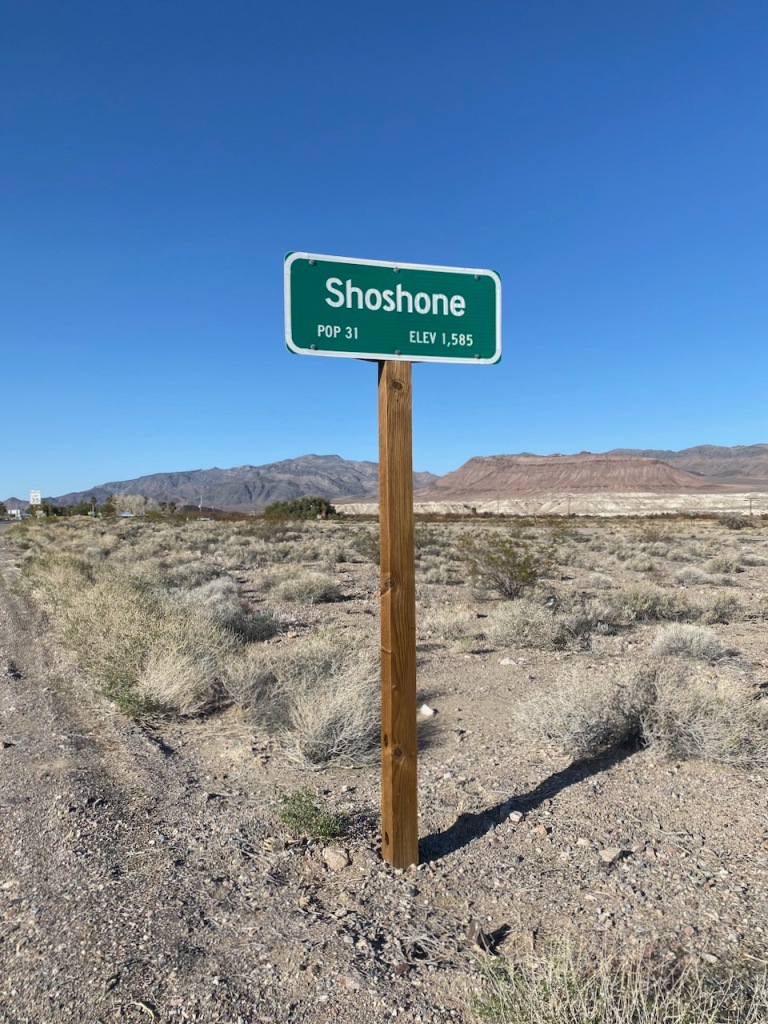 Shoshone sign pop 31